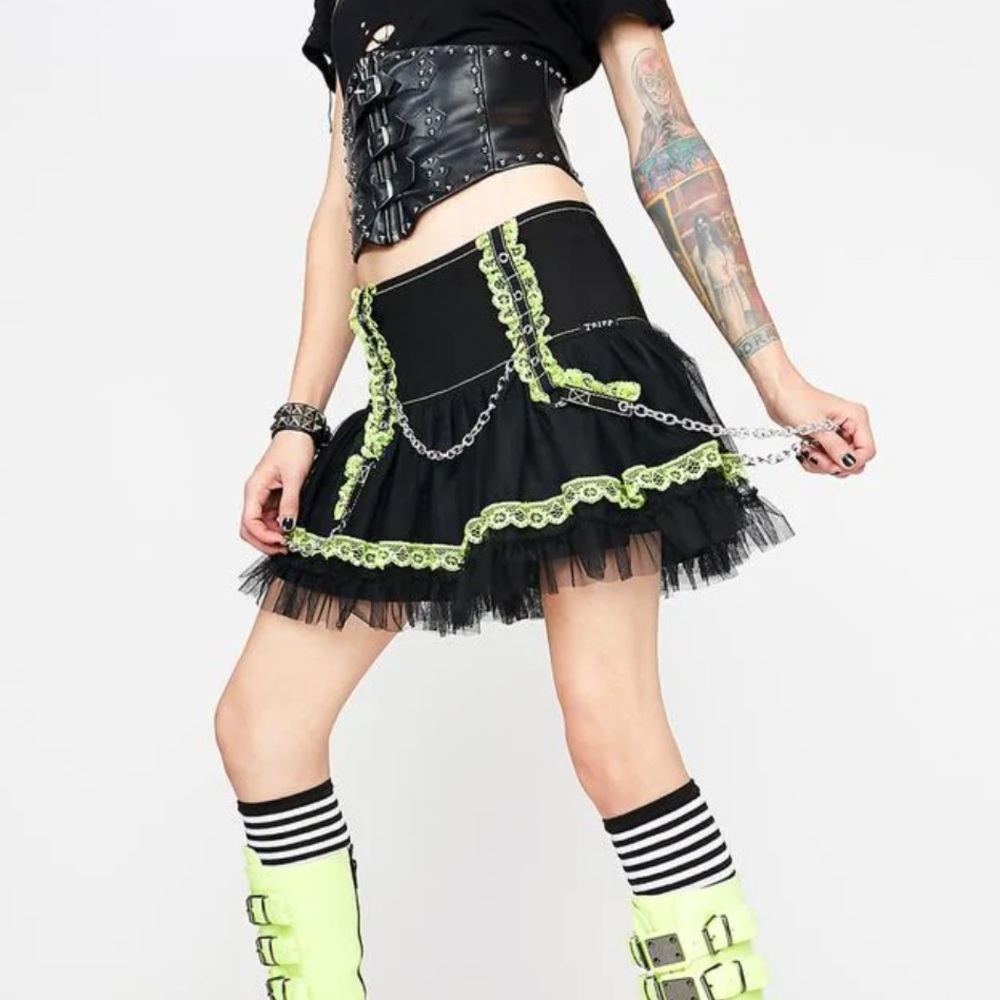 TRIPP NYC | Chiffon Tutu Skirt | Y2K Punk Alt